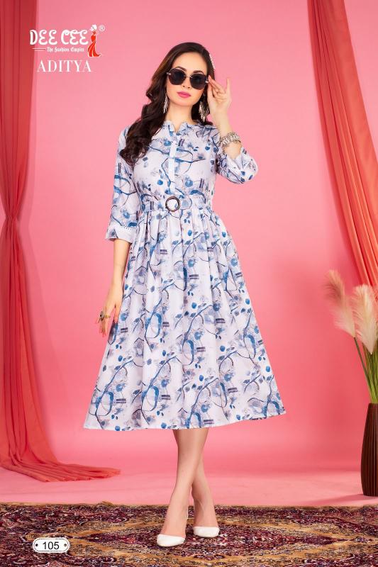 Deecee Aditya Digital Print Kurti Wholesale Catalog