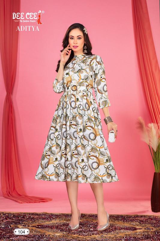 Deecee Aditya Digital Print Kurti Wholesale Catalog