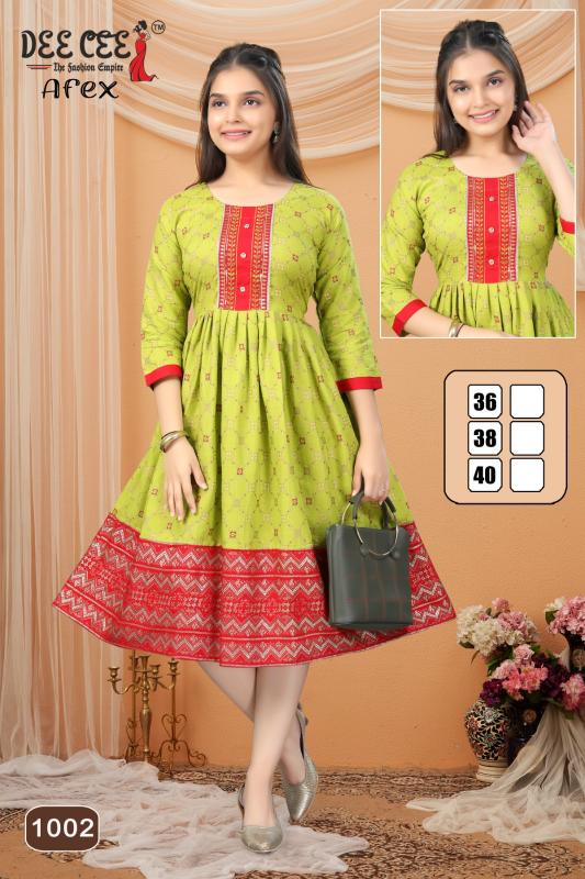 DEECEE AFEX Anarkali Kurti Wholesale Catalog