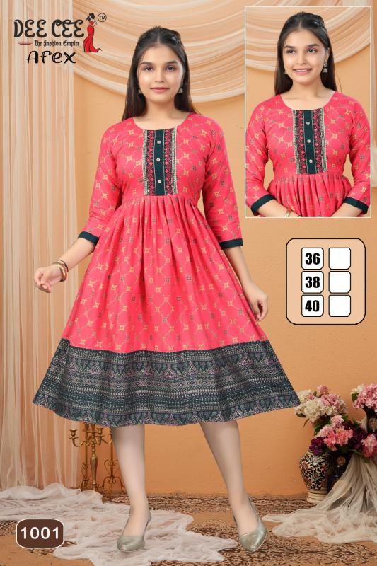DEECEE AFEX Anarkali Kurti Wholesale Catalog