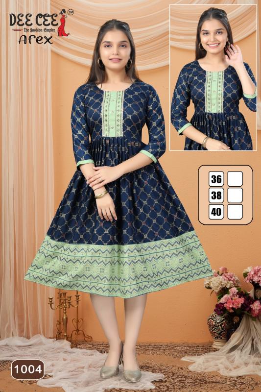 DEECEE AFEX Anarkali Kurti Wholesale Catalog