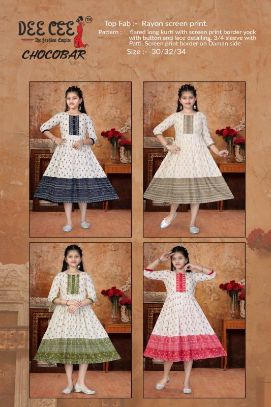 DEECEE CHOCOBAR Anarkali Kurti Wholesale catalog