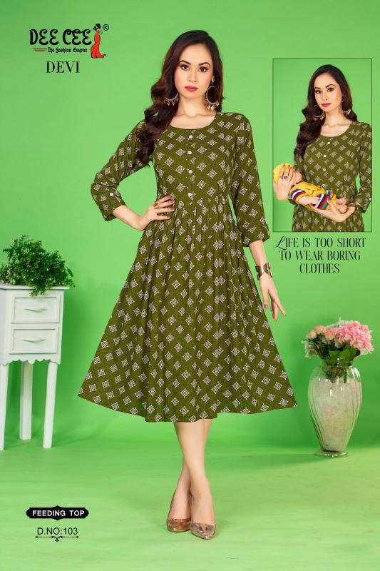 DEECEE DEVI Kurti Wholesale catalog