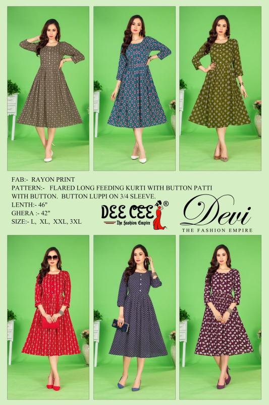 DEECEE DEVI Kurti Wholesale catalog