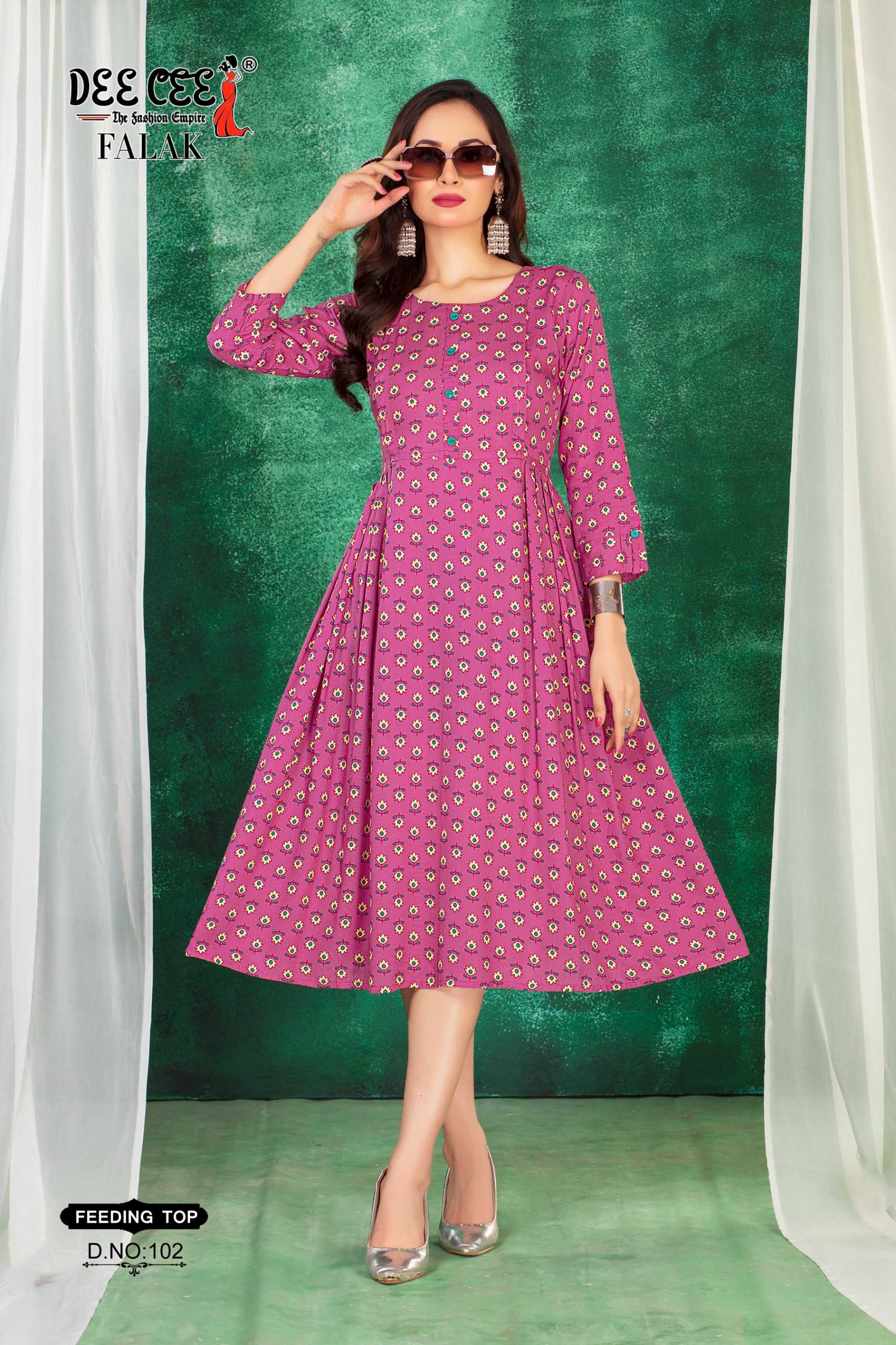 Deecee Falak Rayon Kurti Wholesale catalog