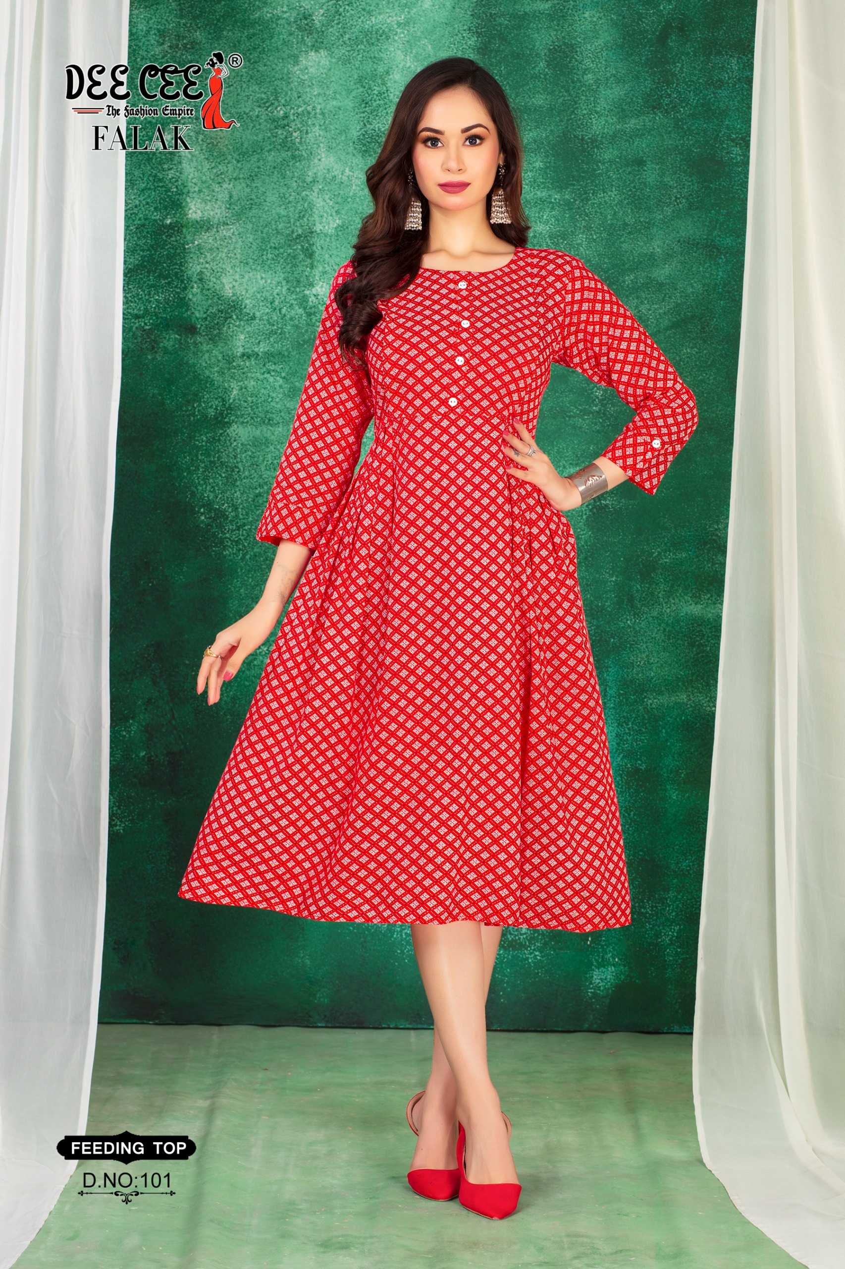 Deecee Falak Rayon Kurti Wholesale catalog