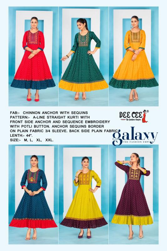 Deecee Galaxy Kurti Wholesale catalog
