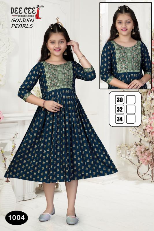 DEECEE GOLDEN PEARLS Anarkali Kurti Wholesale Catalog