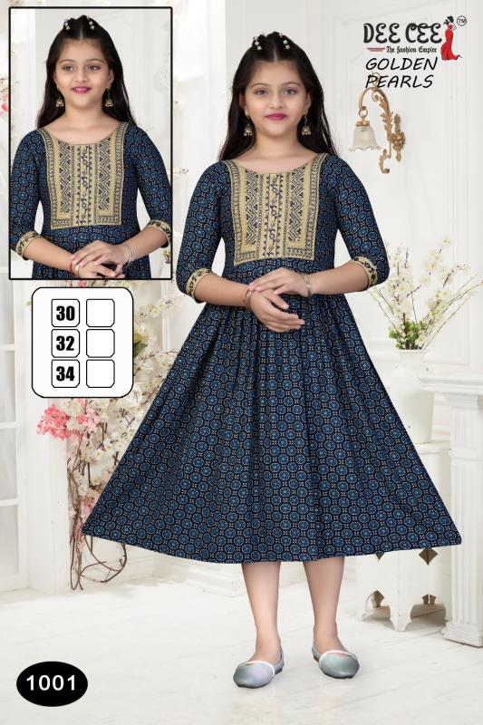 DEECEE GOLDEN PEARLS Anarkali Kurti Wholesale Catalog