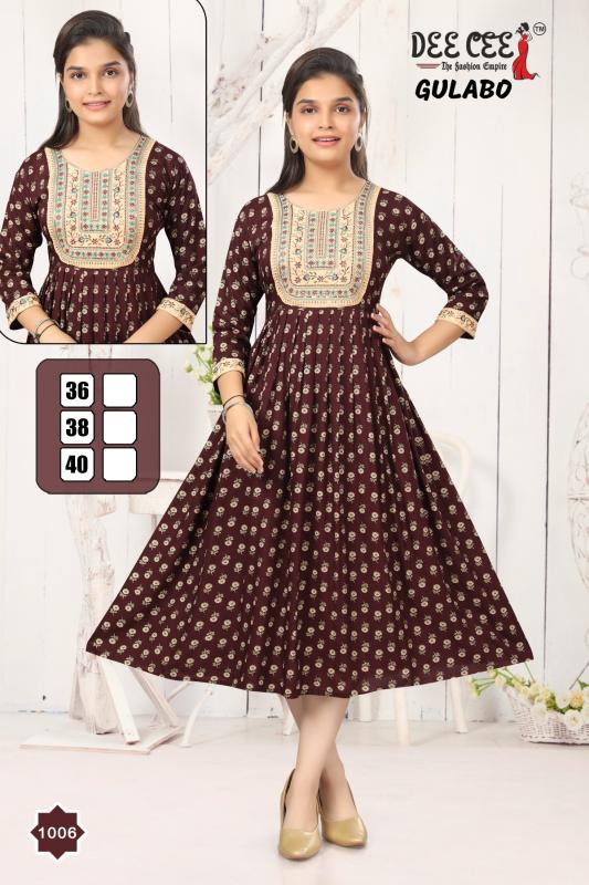 DEECEE GULABO Anarkali Kurti Wholesale Catalog