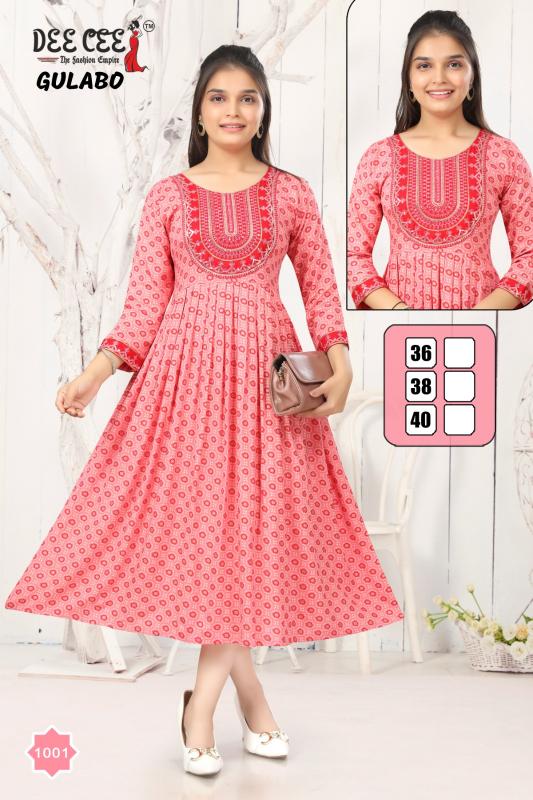 DEECEE GULABO Anarkali Kurti Wholesale Catalog