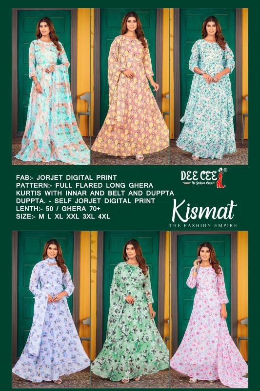 DEECEE KISMAT Kurti Wholesale Catalog