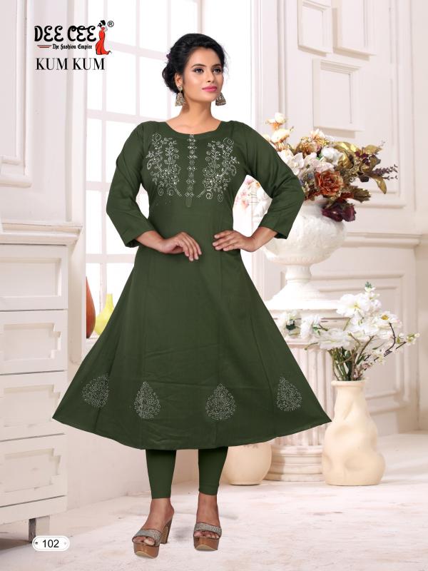 DEECEE KUM KUM Anarkali Kurti Wholesale Catalog