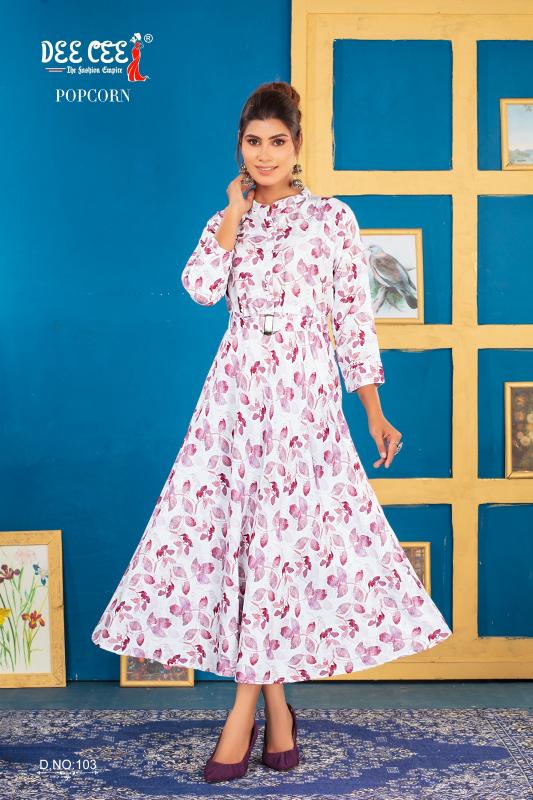 DEECEE POPCORN Kurti Wholesale Catalog