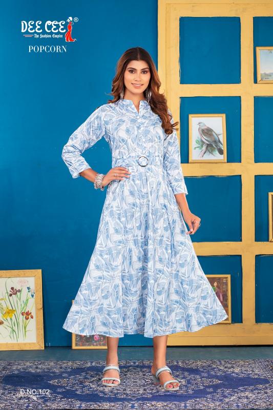DEECEE POPCORN Kurti Wholesale Catalog