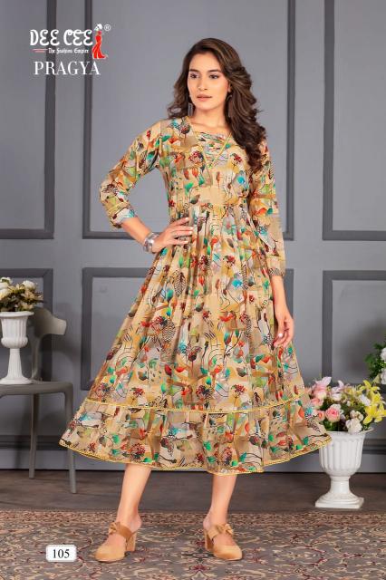 Deecee Pragya Big Size Georgette Kurti Wholesale catalog