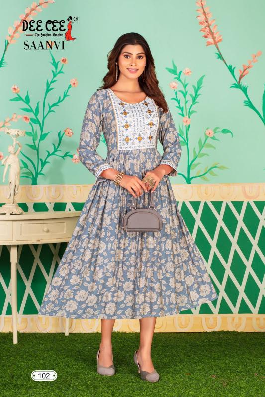 DEECEE Saanvi Long Kurti Wholesale Catalog