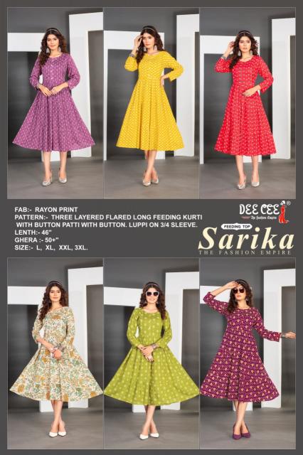 DEECEE SARIKA Kurti Wholesale catalog