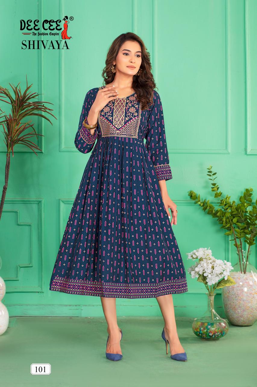Deecee Shivaya Long Kurti Wholesale Catalog