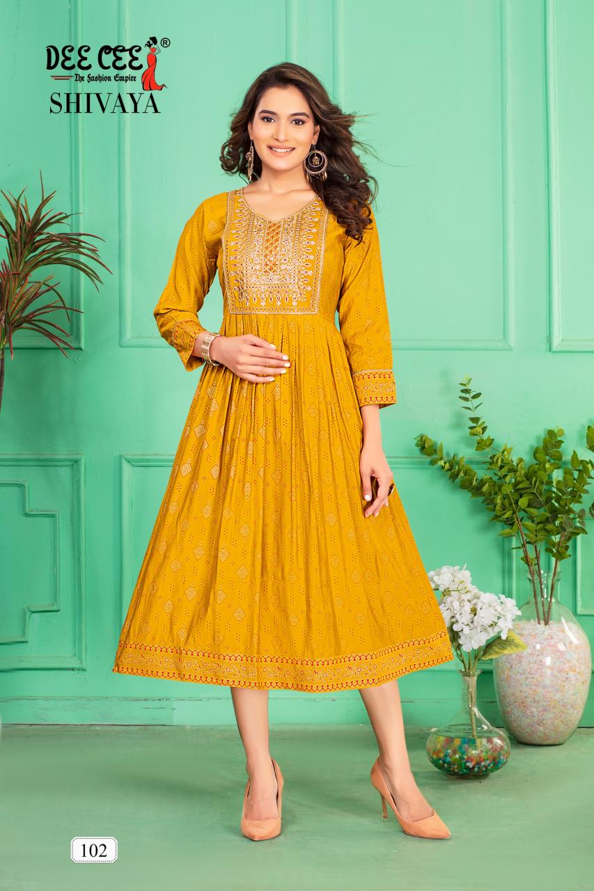 Deecee Shivaya Long Kurti Wholesale Catalog