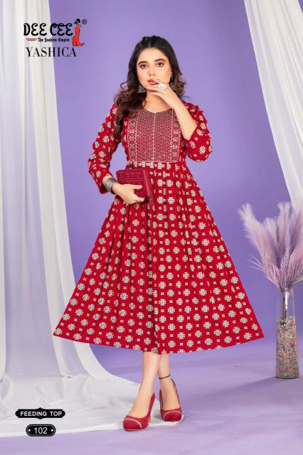 Deecee Yashica Kurti Wholesale catalog
