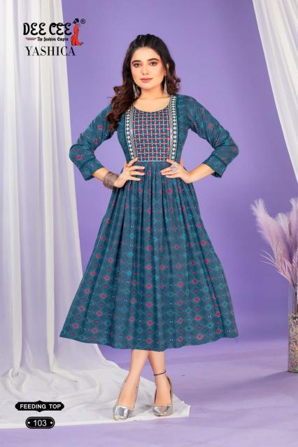 Deecee Yashica Kurti Wholesale catalog