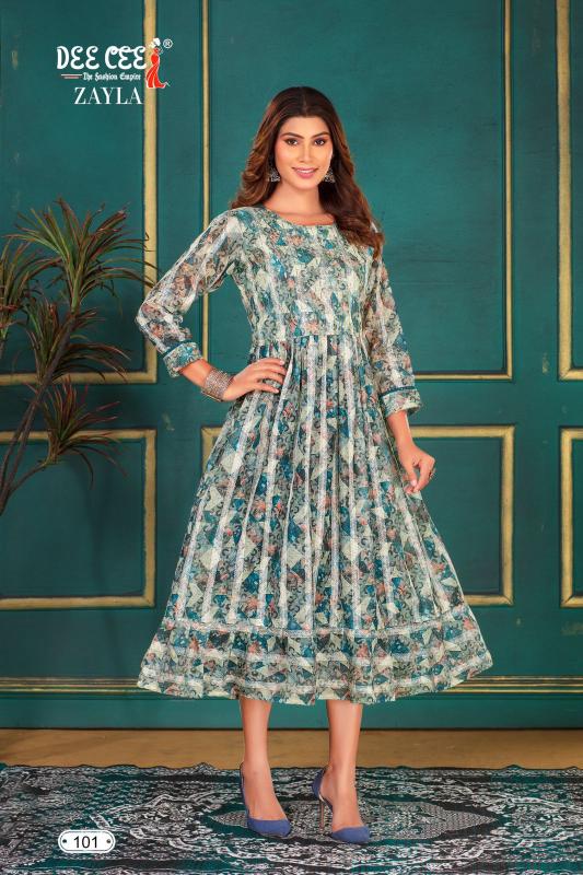 Deecee Zayla Digital Print Kurti Wholesale catalog