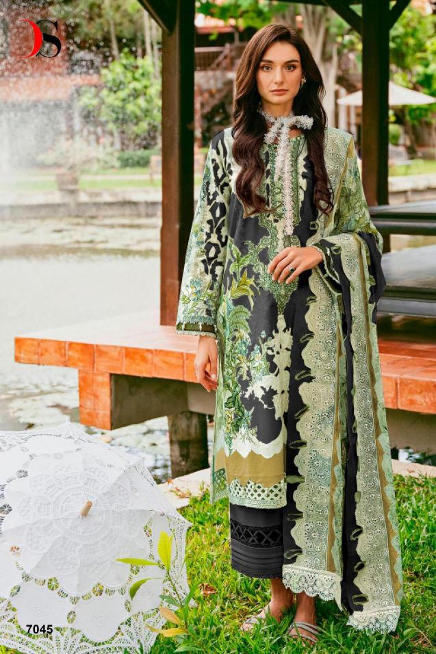 Deepsy Jade Needle Wonder 24 Cotton Dupatta Pakistani Suit Wholesale catalog