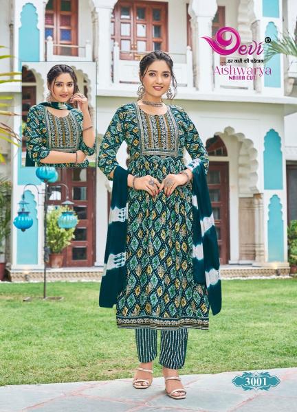 Devi Aishwarya Vol-3 – Nyra Cut Kurti With Pant & Dupatta - Wholesale Catalog