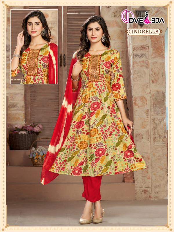 DVEEJA CINDRELLA KALLI Kurti Wholesale catalog