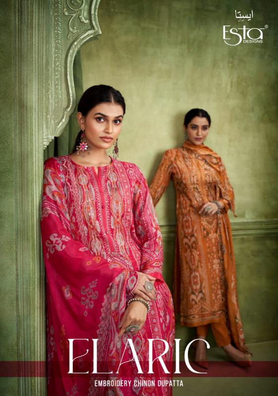 ESTA ELARIC Digital Print Salwar Kameez Wholesale Catalog