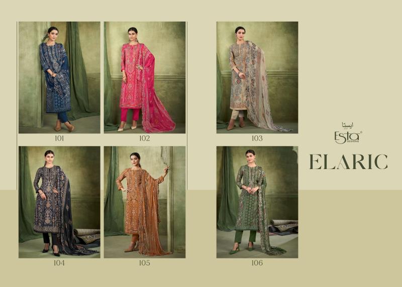ESTA ELARIC Digital Print Salwar Kameez Wholesale Catalog