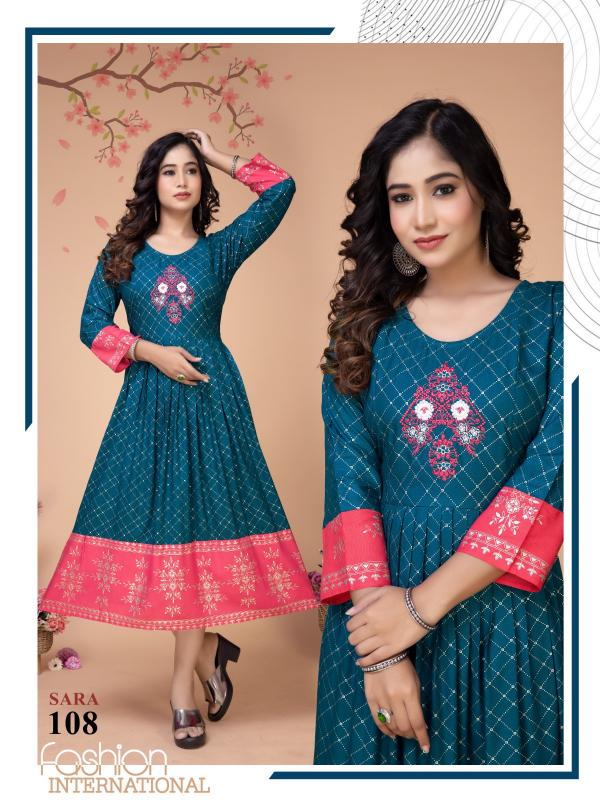 Fashion Talk Sara Vol 0.1 Kurti Wholesale Catalog