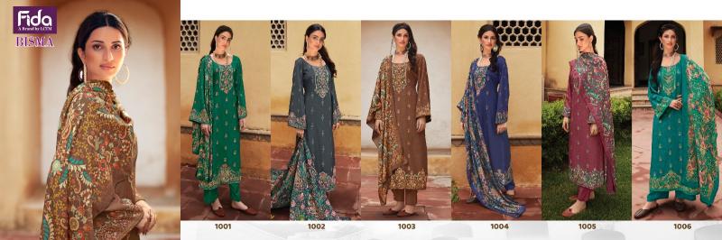 Fida Bisma Digital Fancy Dress Material Wholesale Catalog