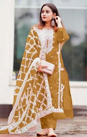 Johra Tex 116 Cotton Embroidered Salwar Kameez Wholesale catalog