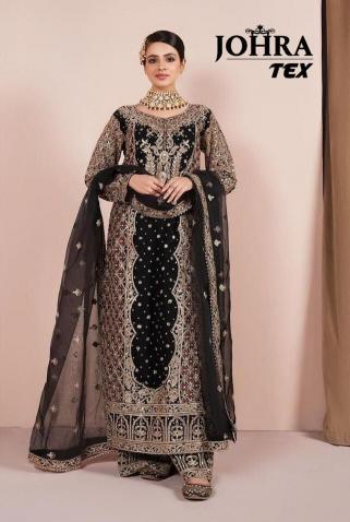 Johra Tex 135 Embroidered Pakistani Suits Wholesale Catalog
