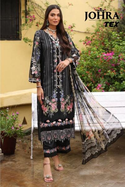 Johra Tex 146 Cotton Embroidered Salwar Kameez Wholesale catalog