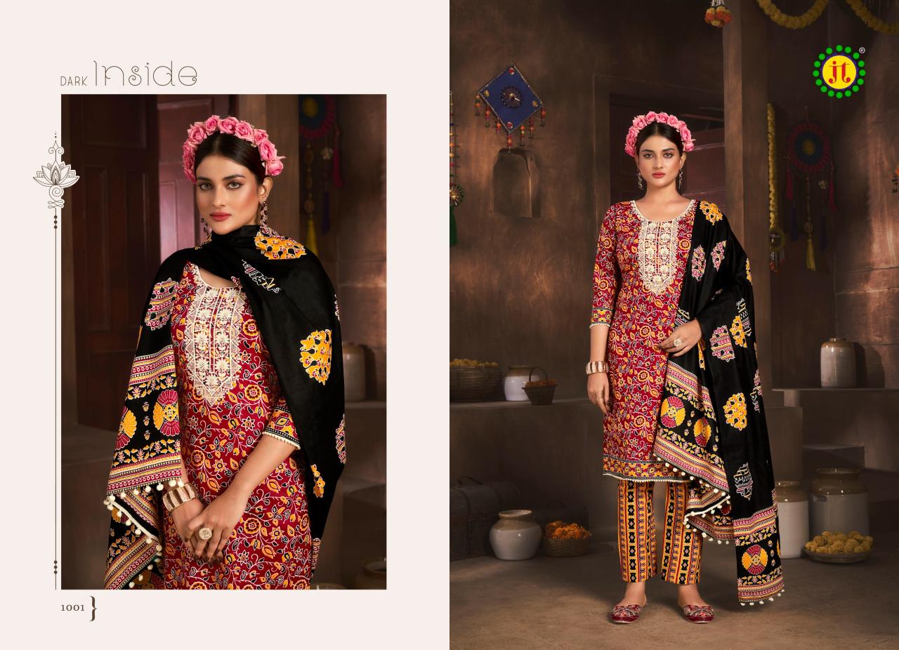 Jt Kalki Cotton Fancy Dress Material Wholesale catalog