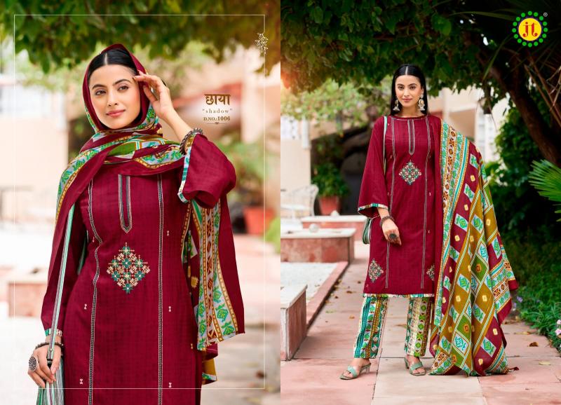 Jt Zoya Rayon Embroidered Dress Material Wholesale Catalog