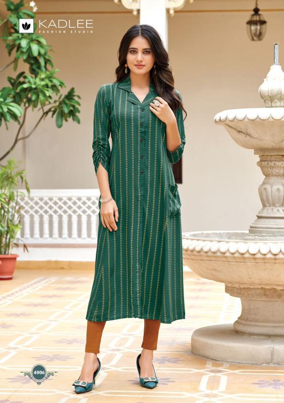 Kadlee Oraa Rayon Kurti Wholesale catalog