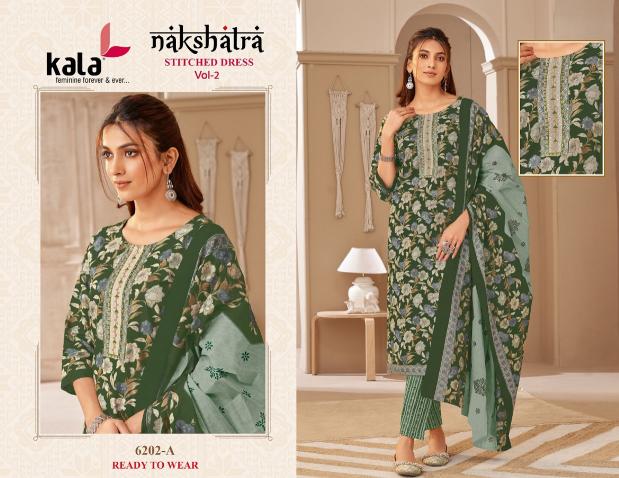 Kala Nakshatra Vol-2 – Kurti Pant With Dupatta - Wholesale Catalog