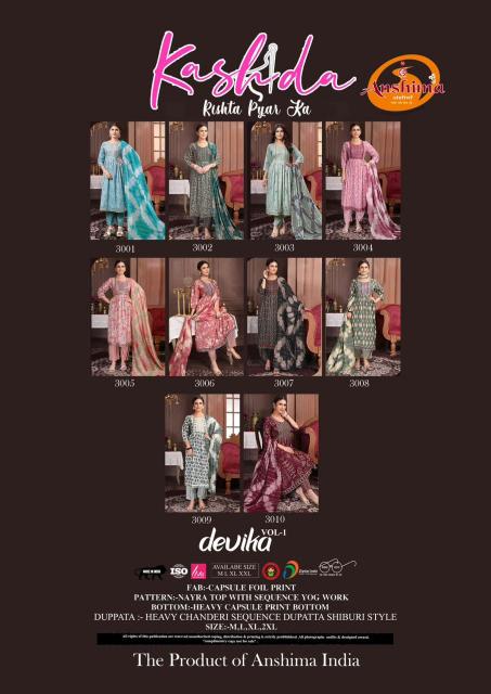 KASHIDA DEVIKA Vol 1 Kurti Wholesale Catalog