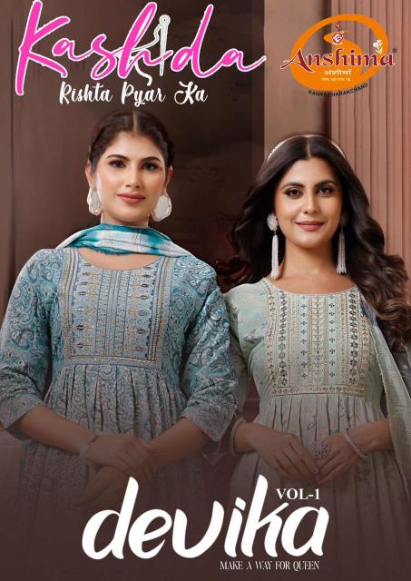 KASHIDA DEVIKA Vol 1 Kurti Wholesale Catalog