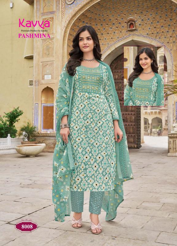 KAVYA  PASHMINA Vol 8 Kurti Wholesale Catalog