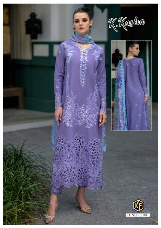 Keval K Kasha Vol 11 Luxury Heavy Cotton Dress Material Wholesale catalog