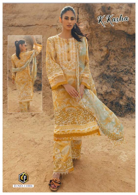 Keval K Kasha Vol 11 Luxury Heavy Cotton Dress Material Wholesale catalog
