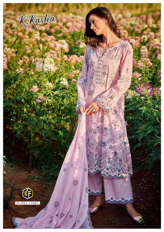 Keval K Kasha Vol 11 Luxury Heavy Cotton Dress Material Wholesale catalog
