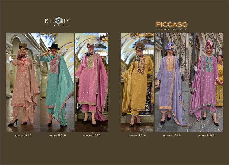 KILORY TRENDZ Piccaso salwar kameez wholesale catalog