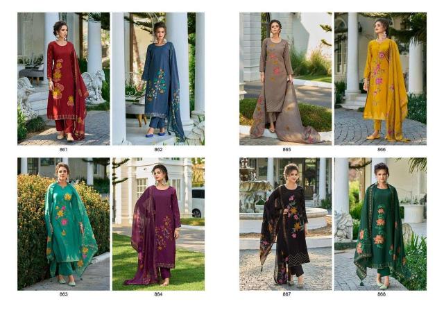 Kilory Zarina Vol 4 Viscose Muslin Digital Printed Dress Material Wholesale catalog