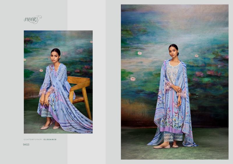 Kimora Heer Shakino Muslin Digital Printed Salwar Kameez Wholesale catalog